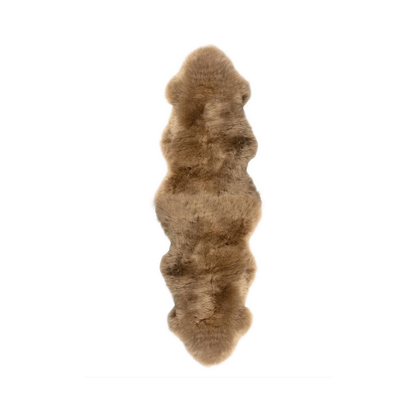 Long Wool Double Rug - Butterscotch